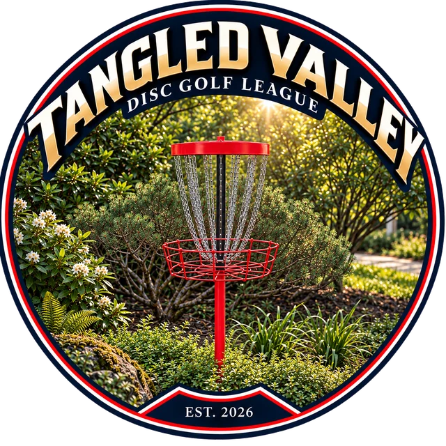 Tangled Valley Disc Golf League roundel